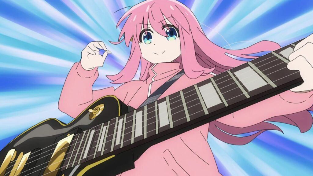 Review Anime Bocchi the Rock Gadis Introvert Jadi Gitaris